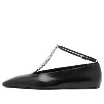 Туфли Jil Sander Ballerina Shoe, черный