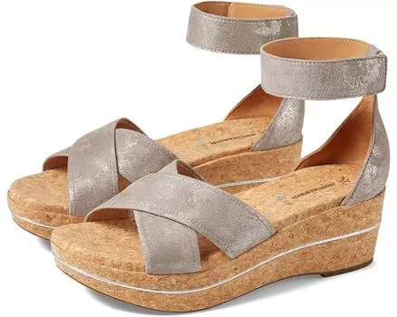 Туфли Johnston & Murphy Gigi Cross Band Sandal, цвет Pewter