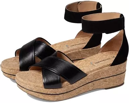 Туфли Johnston & Murphy Gigi Cross Band Sandal, черный