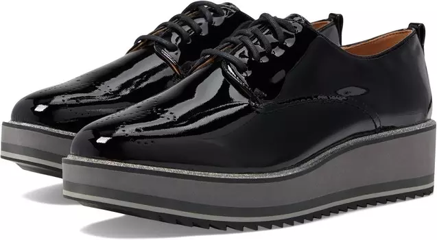 Туфли Johnston & Murphy Gracelyn Brogue Oxford, цвет Black Sheep Patent