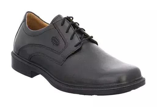 Туфли Jomos на шнуровке "Страда", в деловом образе, повседневная обувь, полуботинки, туфли на шнуровке, черный