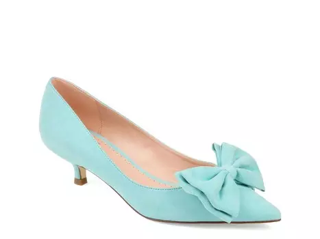 Туфли Journee Collection, бирюзовый