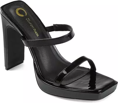 Туфли Journee Collection Naivee Pump, черный