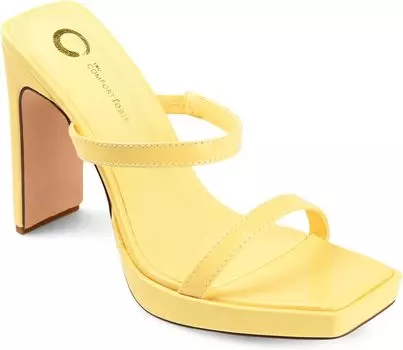 Туфли Journee Collection Naivee Pump, желтый