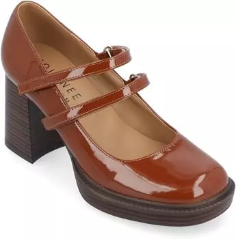 Туфли Journee Collection Tru Comfort Foam Shasta Pumps, коричневый