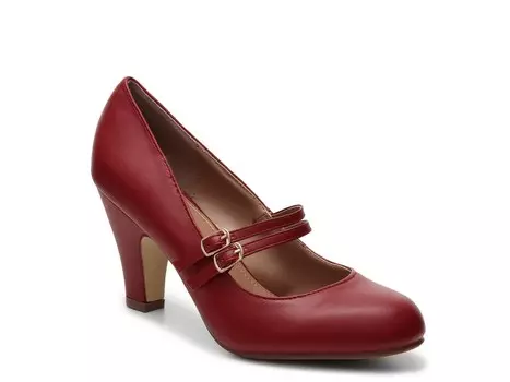 Туфли Journee Collection Windy, бургундия