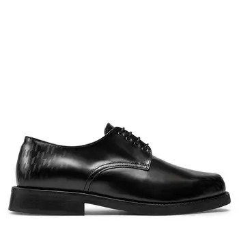 Туфли KARL LAGERFELD KL11423A Black Lthr w/Dk Grey 007, черный