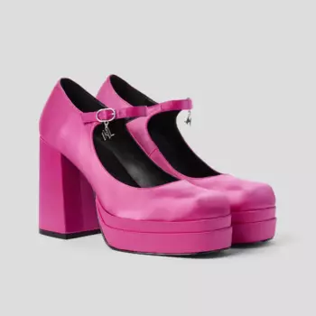Туфли Karl Lagerfeld Strada Mary Jane Platform, фуксия