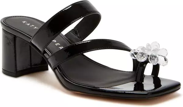 Туфли Katy Perry The Tooliped Flower Sandal, черный