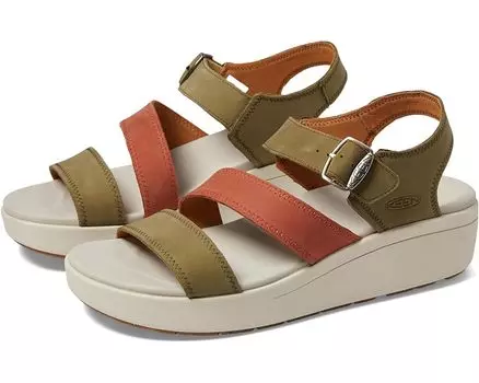 Туфли KEEN Ellecity Backstrap, цвет Martini Olive/Baked Clay