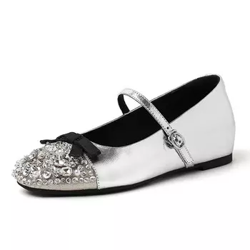 Туфли Kemeilian Mary Jane Shoes Women's, серебряный