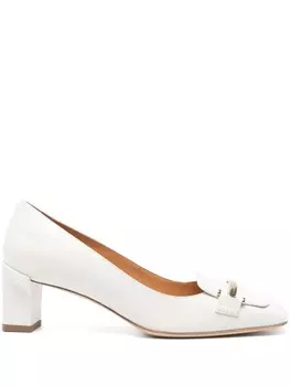 Туфли кожаные 50 мм Tod's, нейтральный цвет