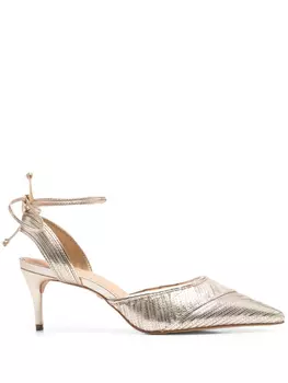 Туфли кожаные 60 мм CARRANO, золотой