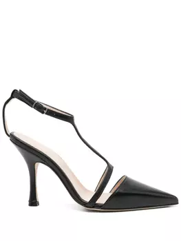 Туфли кожаные 95 мм Anna F., черный