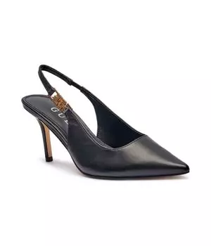 Туфли кожаные Guess Nassha3 на шпильках, черный