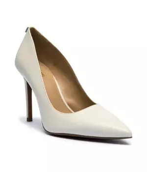 Туфли кожаные Michael Kors Alina на шпильках, бежевый