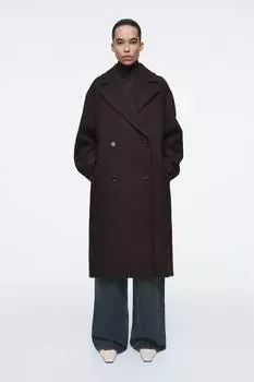 Туфли кожаные с квадратным носком Cos, белый