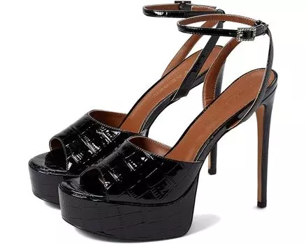 Туфли Kurt Geiger London Pierra Peep Toe Platform, черный
