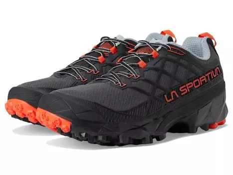 Туфли La Sportiva Akyra II, цвет Carbon/Cherry Tomato
