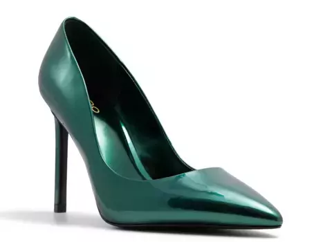 Туфли Lala Pump Aldo, зеленый/металлик