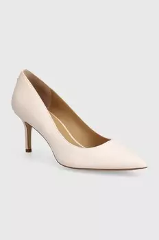 Туфли Lanette на замшевом каблуке Lauren Ralph Lauren, роза