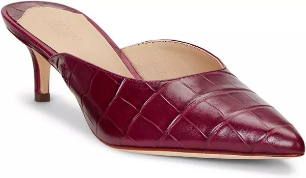 Туфли Lauren Ralph Lauren Adrienne Mule Pumps, цвет Dark Raspberry