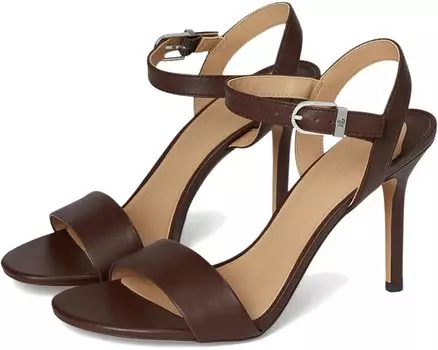 Туфли Lauren Ralph Lauren Gwen Nappa Leather Sandals, цвет Dark Hickory