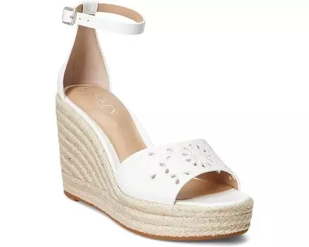 Туфли LAUREN Ralph Lauren Haana Eylt Espadrilles Wedge, цвет Snow White