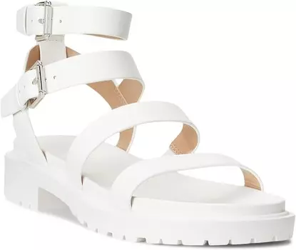 Туфли LAUREN Ralph Lauren Kayleen Flat Sandal, цвет Snow White
