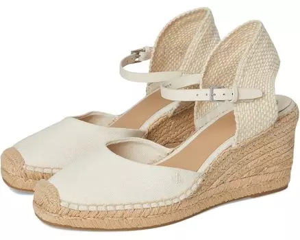 Туфли Lauren Ralph Lauren Robby Canvas & Jute Espadrille, цвет Soft White/Soft White/Natural