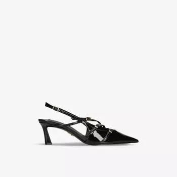 Туфли Liana из лакированной кожи с несколькими ремешками Steve Madden, черный