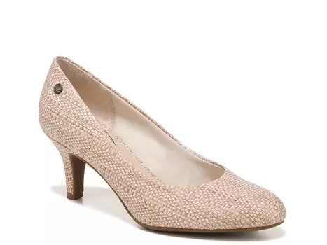 Туфли LifeStride на невысоком каблуке классические, бежевый