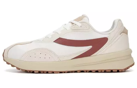 Туфли Lifestyle женские низкие бежевые/красные Xtep