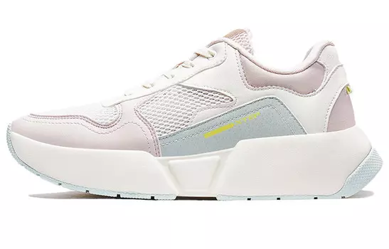 Туфли Lifestyle женские низкие бежевые/розовые Xtep