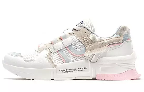 Туфли Lifestyle женские низкие бежевые/розовые Xtep