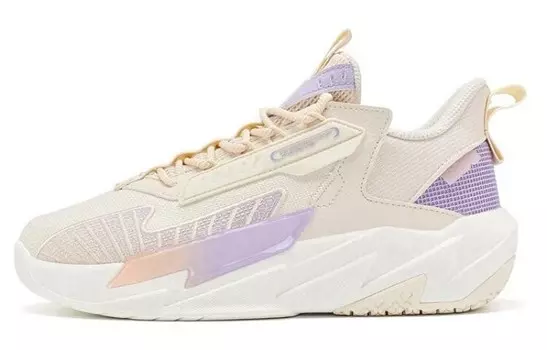 Туфли Lifestyle женские низкие цвета слоновой кости, пудры, лаванды, фиолетового цвета Xtep