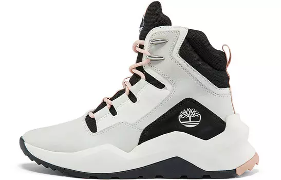 Туфли Lifestyle женские высокие белые/розовые Timberland