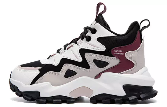 Туфли Lifestyle женские высокие бежевые/черные Xtep