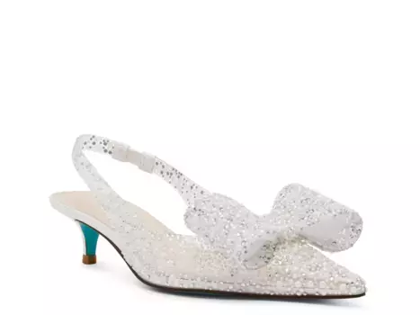 Туфли Lilla Pump Betsey Johnson, цвет clearrhinestone