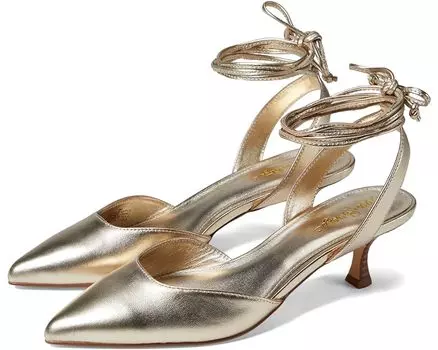 Туфли Lilly Pulitzer Abbygale Kitten Heel, цвет Gold Metallic