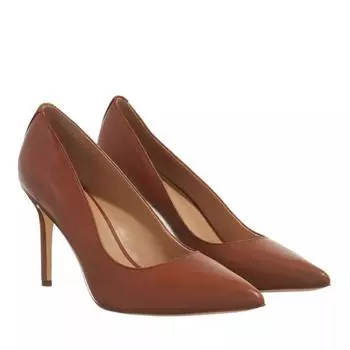 Туфли lindella ii closed toe pumps deep saddle Lauren Ralph Lauren, коричневый