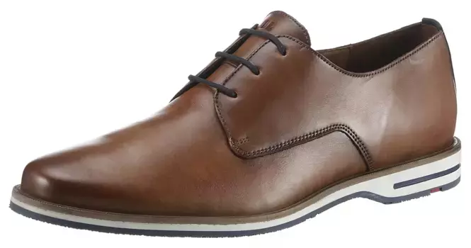 Туфли Lloyd на шнуровке "Dakin", со спортивной легкой подошвой, повседневная обувь, полуботинки, туфли на шнуровке, коричневый