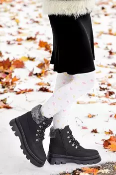 Туфли-лодочки 500 Days на молнии для девочек KKO KDS, черный