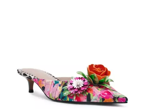 Туфли-лодочки Abigayl Betsey Johnson, Multicolor Abstract Floral Print