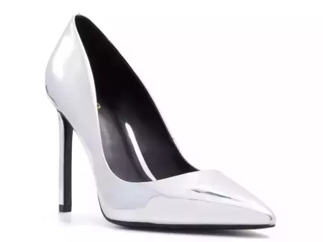 Туфли-лодочки Aldo Lala, серебристый металлик