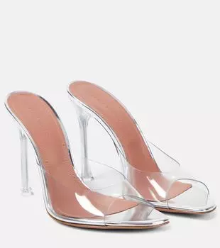 Туфли-лодочки alexa 105 из пвх Amina Muaddi, белый