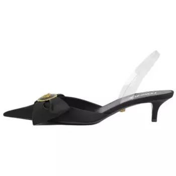 Туфли-лодочки Alia 45 мм с открытой пяткой Versace