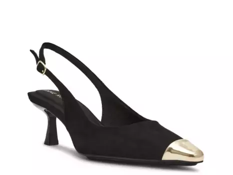 Туфли-лодочки Anne Klein Chai, черный/золотой металлик