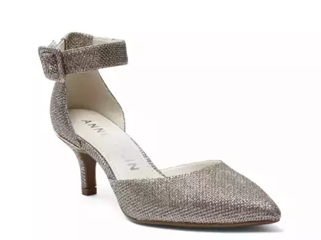 Туфли-лодочки Anne Klein Fabulist, серебристый металлик