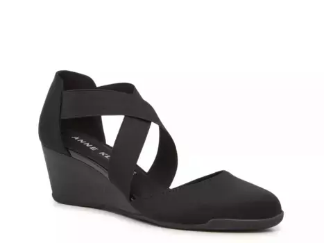 Туфли-лодочки Anne Klein Ted Wedge, черные